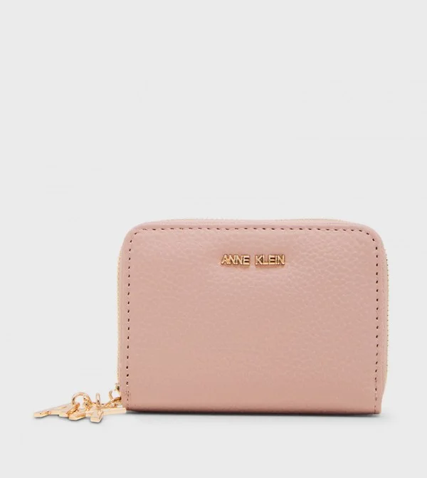 Anne Klein Textured Zip-around Mini Wallet